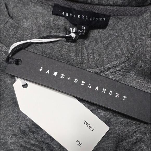 Jane & Delancey Cozy Gray Pullover Insanely Soft Sweatshirt Plus Size 2X New - Picture 5 of 5